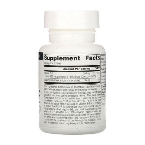 Source Naturals, Coenzymated B-6, 300 Mg, 30 tabs