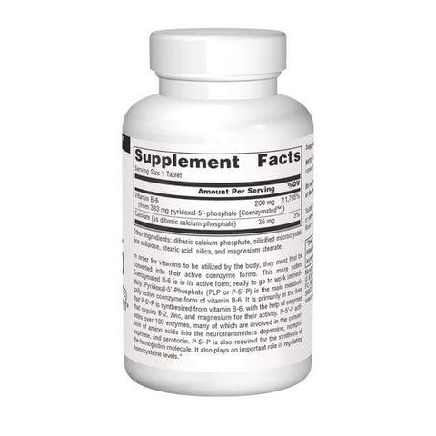 Source Naturals, Coenzymated B-6, 300 Mg, 60 tabs Source Naturals