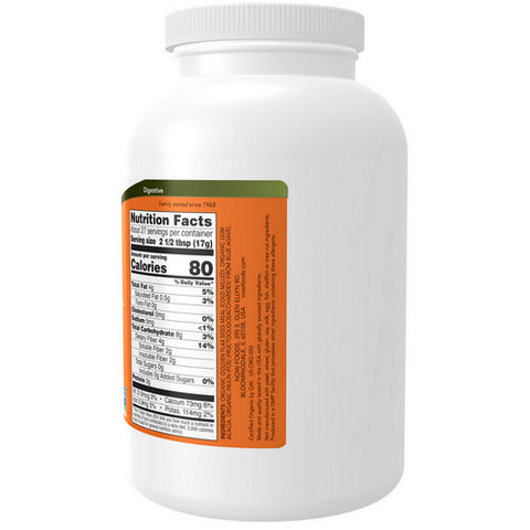 Now Foods, Organic Fiber-3, 16 OZ