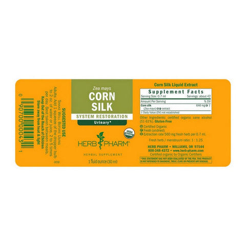 Herb Pharm, Corn Silk, 1 OZ Herb Pharm