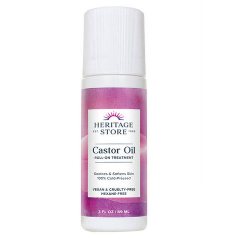 Heritage Store, Castor Oil Roll On Treatment, 3 OZ