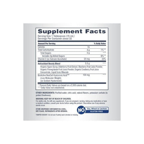 Neocell Laboratories, Hyaluronic Acid Berry Liquid, 16 oz Neocell Laboratories