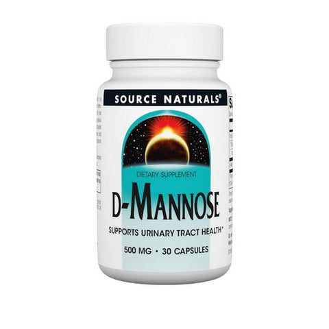 Source Naturals, D-Mannose, 500 Mg, 30 Caps