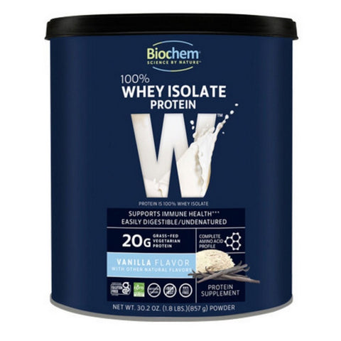 100% Whey Protein Powder Vanilla 1.8 lbs by Country Life