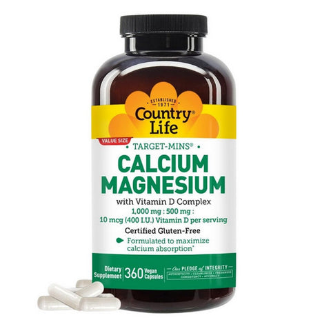 Country Life, Calcium-Magnesium Complex, 360 Tabs