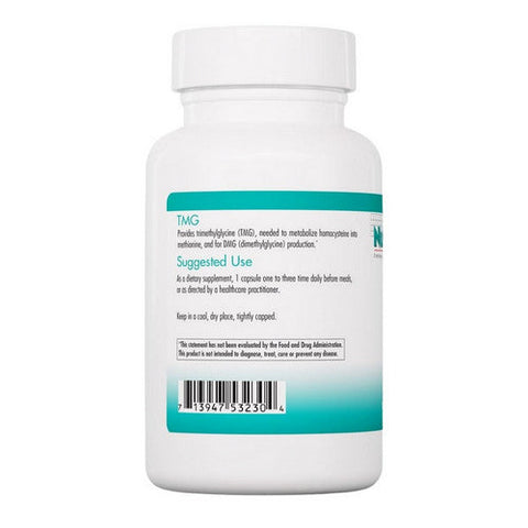 Nutricology/ Allergy Research Group, TMG Trimethylglycine, 100 Caps Nutricology/ Allergy Research Group
