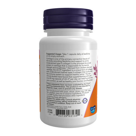 Now Foods, UC-II Joint Health Type II Collagen, 60 Caps