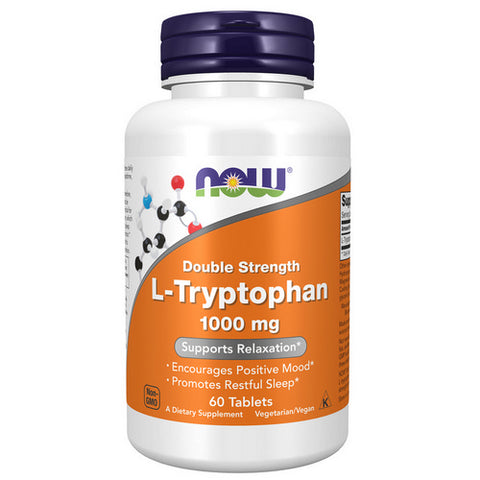 Now Foods, L-Tryptophan, 1000 mg, 60 Tabs