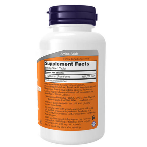 Now Foods, L-Tryptophan, 1000 mg, 60 Tabs