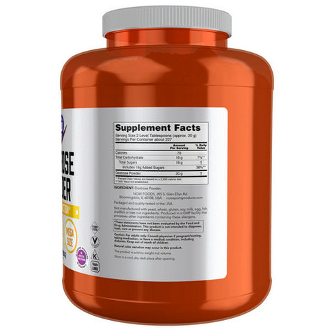 Now Foods, Dextrose Powder, 10 lb
