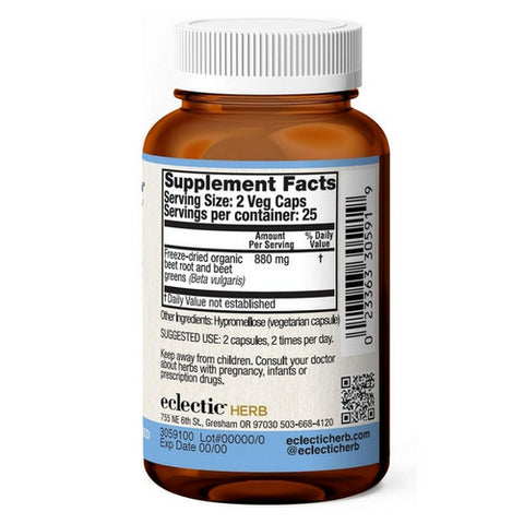 Eclectic Herb, Beet Juice, 440 mg, 50 Caps