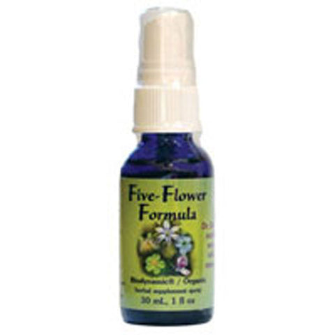 Flower Essence Services, Five Flower Formula Herbal Supplement Dropper, 0.25 oz
