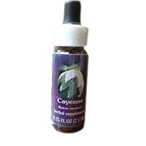 Flower Essence Services, Cayenne Dropper, 0.25 oz