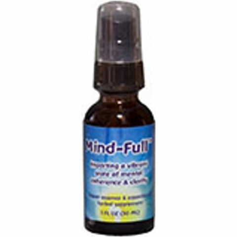Flower Essence Services, Mind-Full Spray, 1 oz