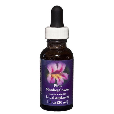 Flower Essence Services, Pink Monkeyflower Dropper, 1 oz