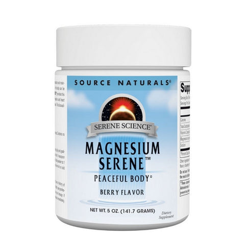 Source Naturals, Magnesium Serene, Berry Flavor 5 oz