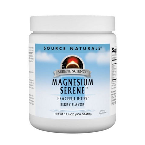 Source Naturals, Magnesium Serene, Berry Flavor 500 gm