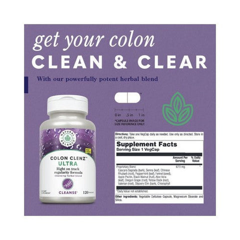 Natural Balance (Formerly known as Trimedica), Ultra Colon Clenz, 120 Veg Caps Natural Balance (Formerly known as Trimedica)