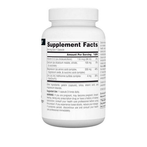 Source Naturals, Magnesium and Calcium 2:1, 370 mg, 90 Caps Source Naturals