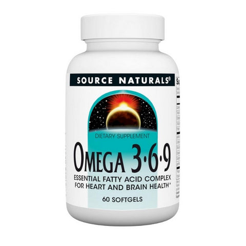 Source Naturals, Omega 3, 6, 9, 60 Softgels