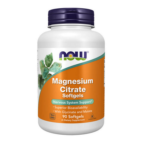 Now Foods, Magnesium Citrate, 90 softgels