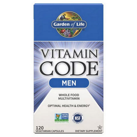 Garden of Life, Vitamin Code, Men's Formula 120 Caps