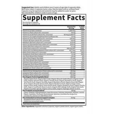 Garden of Life, Vitamin Code, Family Formula 120 Caps Garden of Life