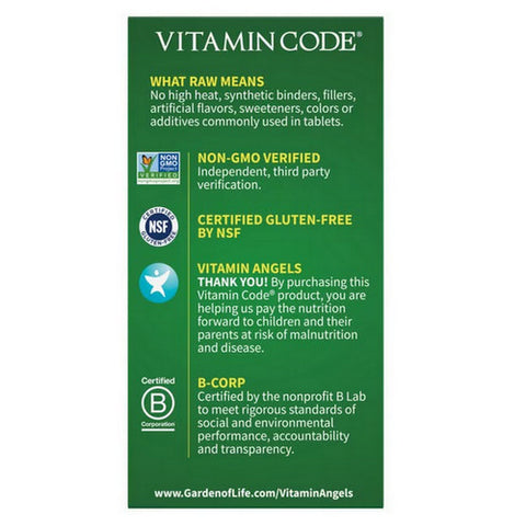 Garden of Life, Vitamin Code, Raw Calcium 120 Caps