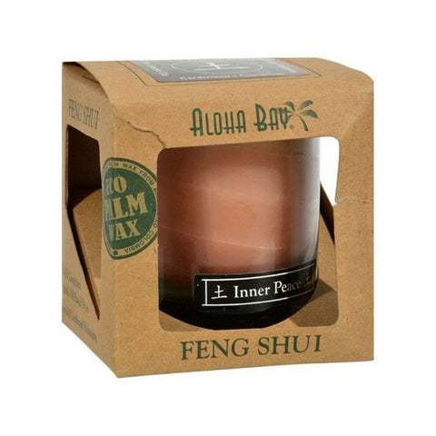 Aloha Bay, Feng Shui Candle Jar, Earth Inner Peace 2.5 oz