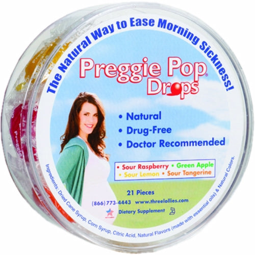 Preggie Pop Drops Container 21 CT Pastafina