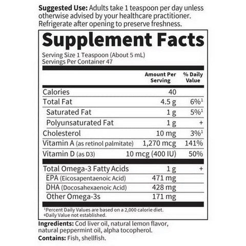 Garden of Life, Olde World Cod Liver Oil, 8 oz Garden of Life
