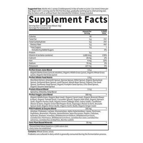 Garden of Life, Perfect Food, 10.58 Oz