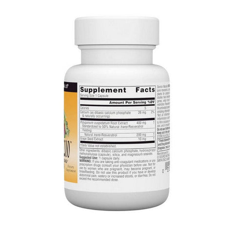 Source Naturals, Resveratrol, 200 mg, 30 Vcaps Source Naturals