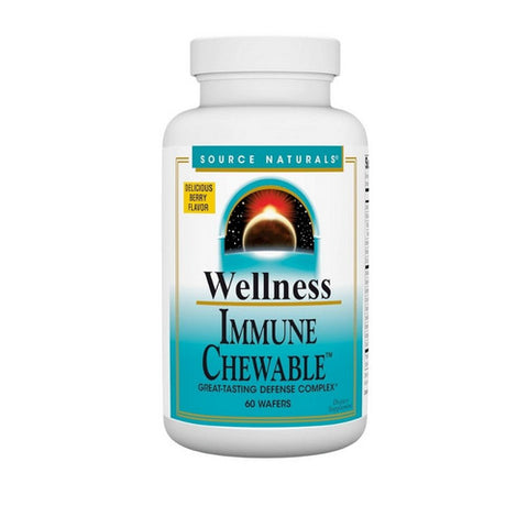 Source Naturals, Wellness Immune Chewable, 60 wafer