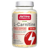 Jarrow Formulas, L-Carnitine, 500 mg, 100 Liquid Caps