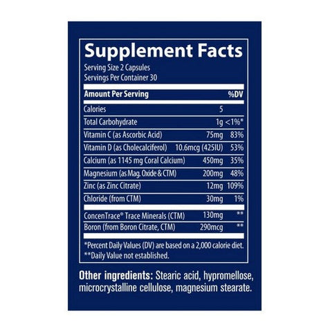 Trace Minerals, Coral Calcium, 60 Capsules Trace Minerals