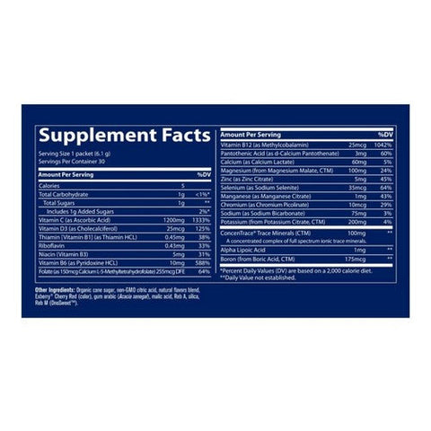 Trace Minerals, Electrolyte Stamina Power Pack Cherry Lime, 30 Packets Trace Minerals