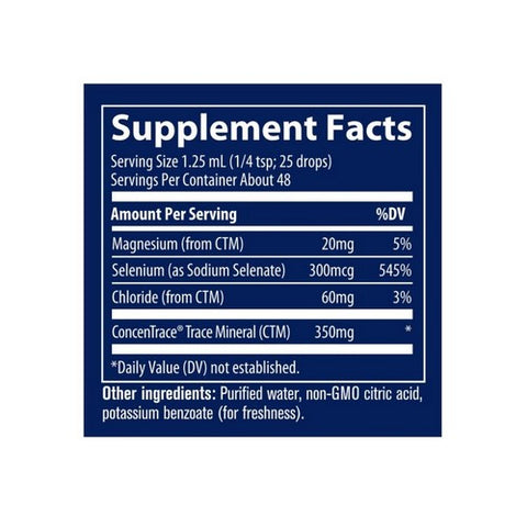 Trace Minerals, Ionic Selenium Unflavored, 2 oz Trace Minerals