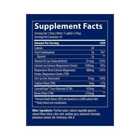 Trace Minerals, Cal/Mag/Zinc Pina Colada, 16 oz Trace Minerals