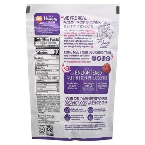Happy Baby Food, Organic Yogi Mixed Berry Yogurt, 1 Oz(Case Of 8) Happy Baby Food