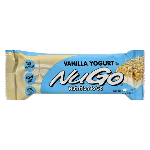 Nugo, Nutrition Bar Vanilla Yogurt, Case of 15 X 1.76 Oz Nugo