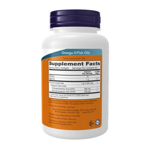 Now Foods, Omega-3 Mini Gels, 180 softgels Now Foods