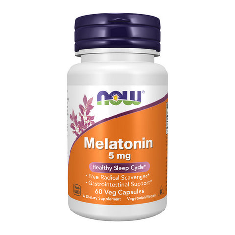 Now Foods, Melatonin, 5 mg, 60 Vcaps