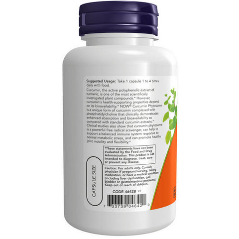 Now Foods, Curcumin Phytosome, 500 mg, 60 Vcaps