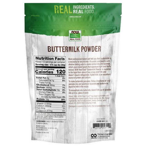 Now Foods, Buttermilk Powder, 14 oz