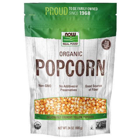 Now Foods, Popcorn Organic, 24 oz