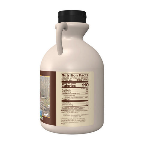 Now Foods, Maple Syrup Organic, Grade B 32 oz