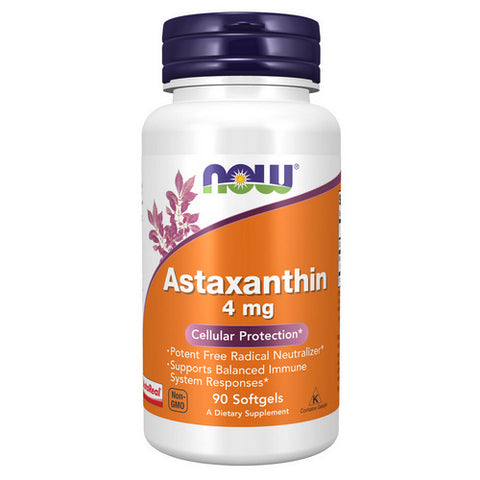 Now Foods, Astaxanthin, 4 mg, 90 Softgels