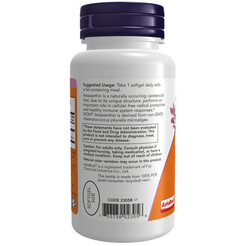 Now Foods, Astaxanthin, 4 mg, 90 Softgels
