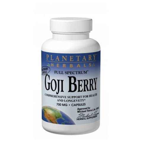 Planetary Herbals, Goji Berry Full Spectrum, 90 caps